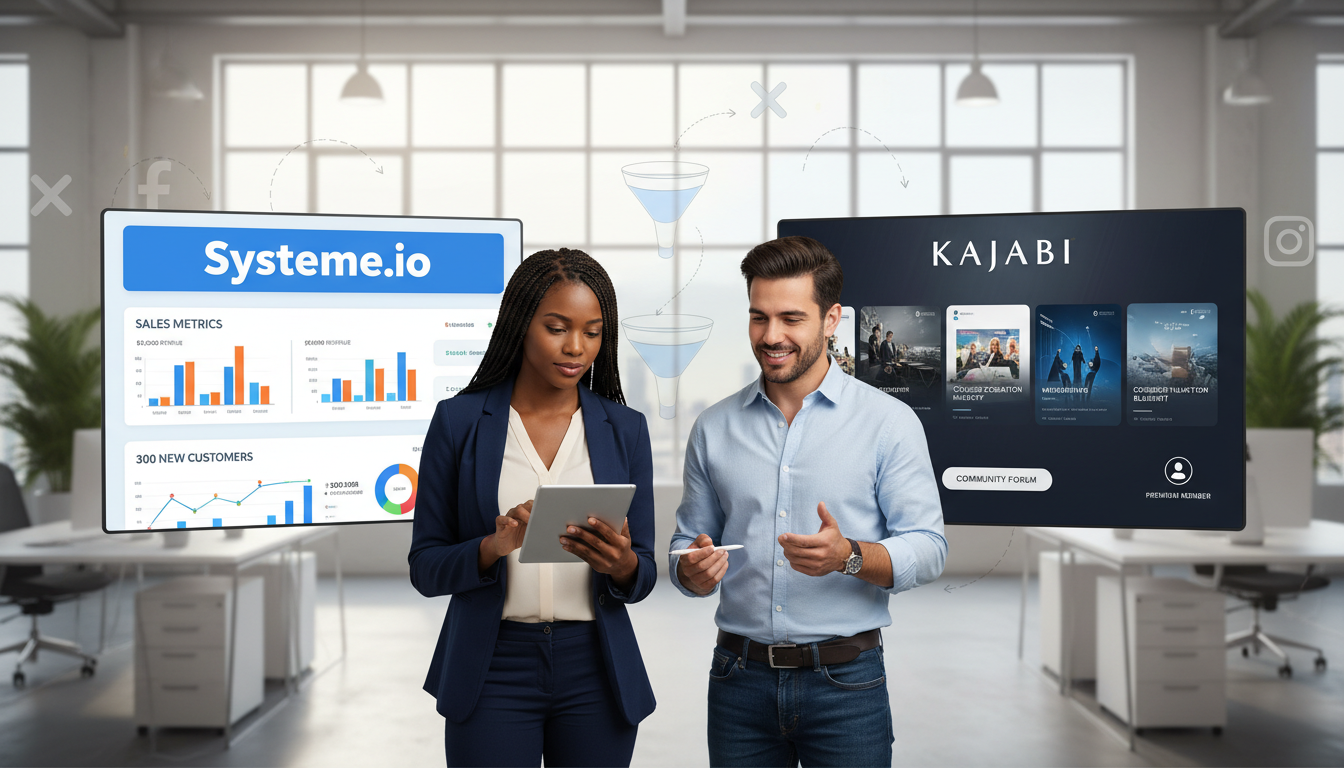 Systeme.io vs Kajabi