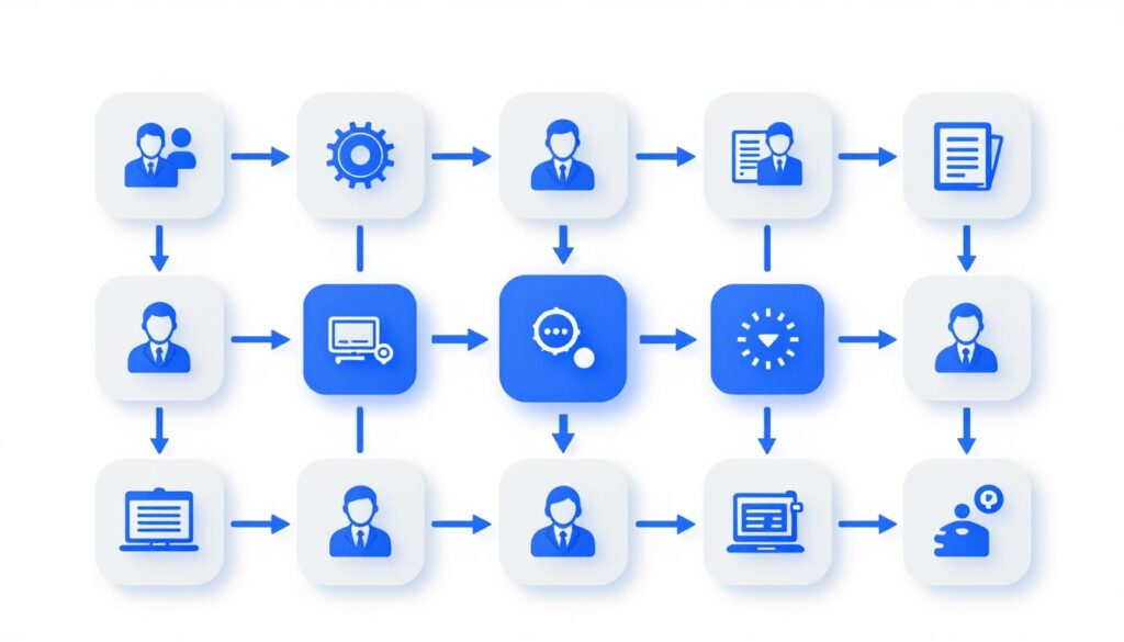 Automated business workflow visualization