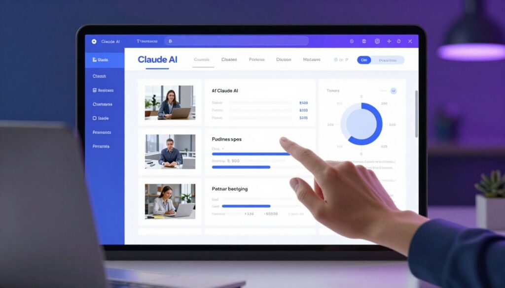 Claude AI interface displaying business document analysis