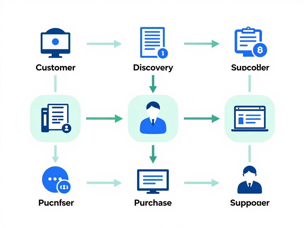 E-commerce automation workflow diagram