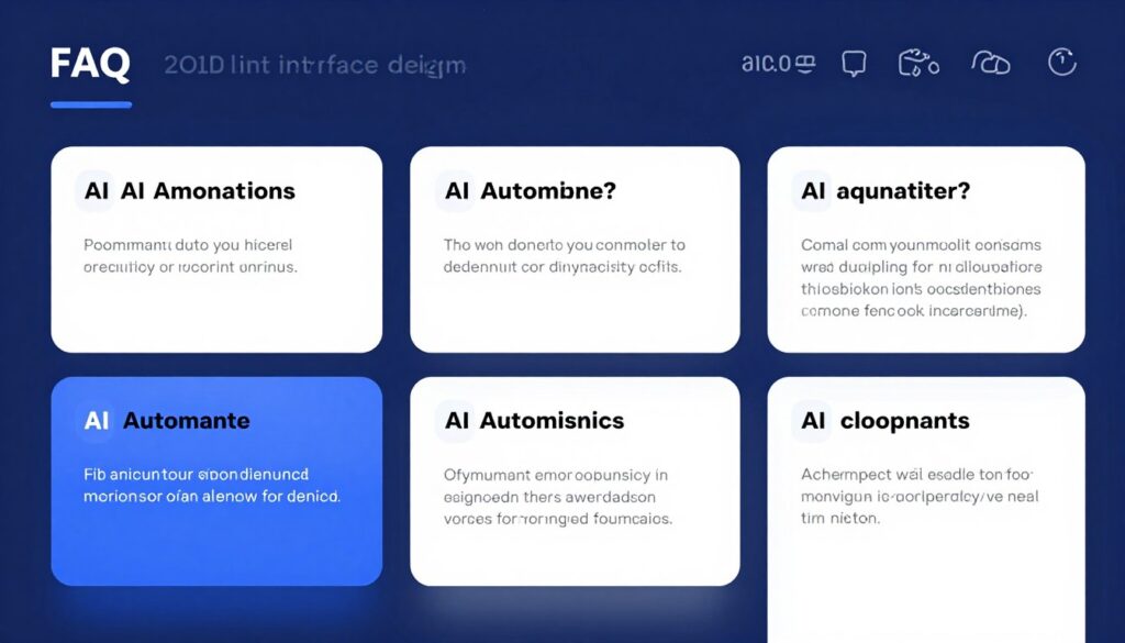 FAQ section with common automation questions