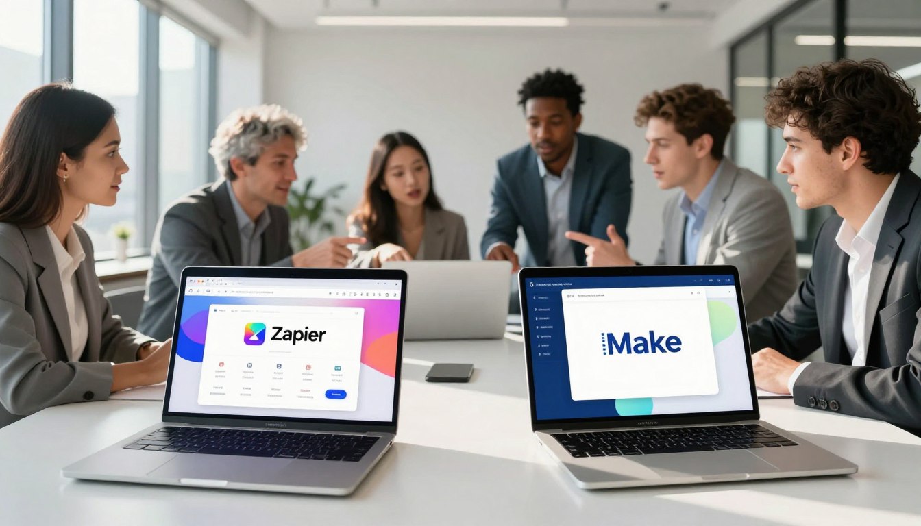 zapier vs make