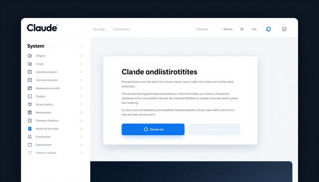 Claude desktop app download and installation screen for getting started