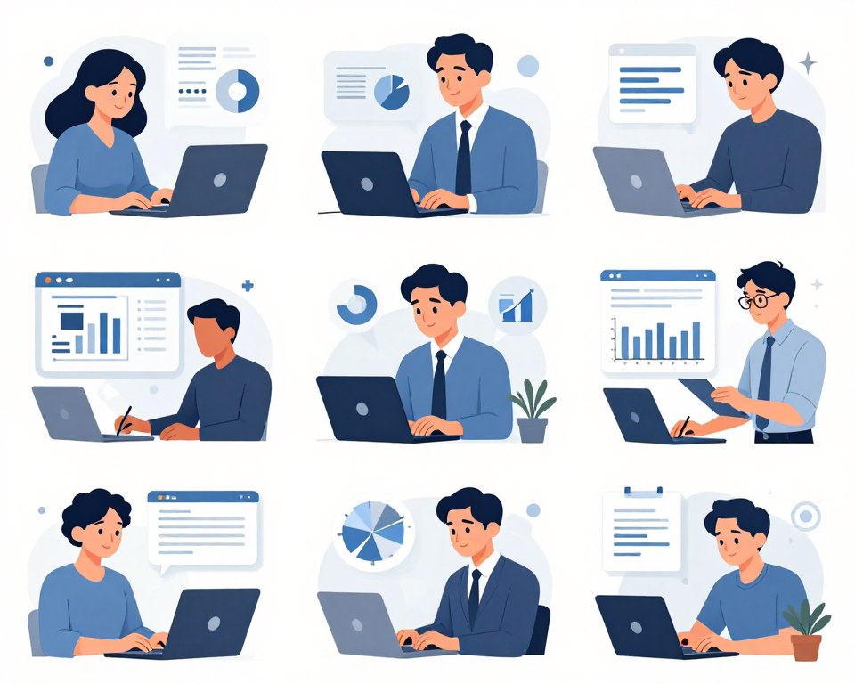 Entrepreneur collaborating with Claude Cowork on various business tasks showing versatile use